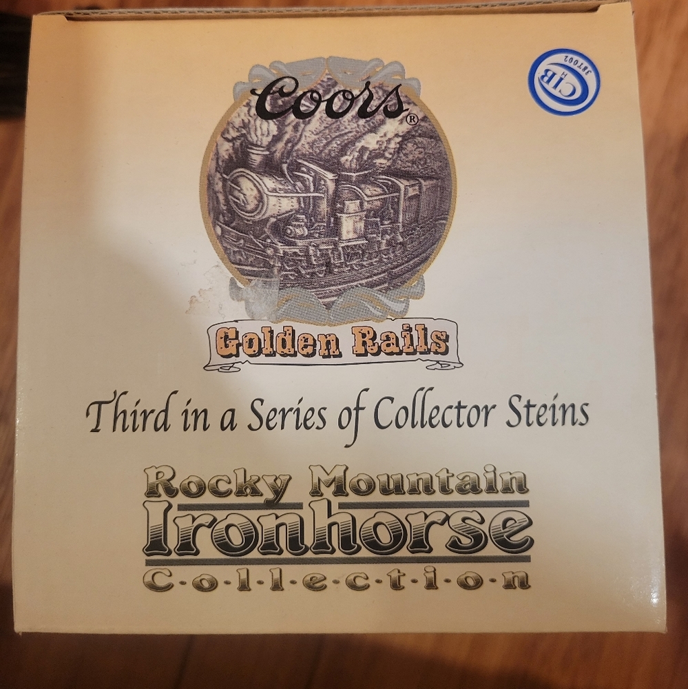 Coors Golden Rails stein - Picture 3 of 8